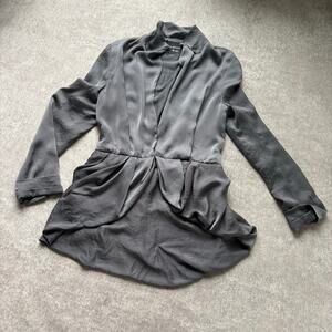 Lanvin Silky Blazer Blouse Top